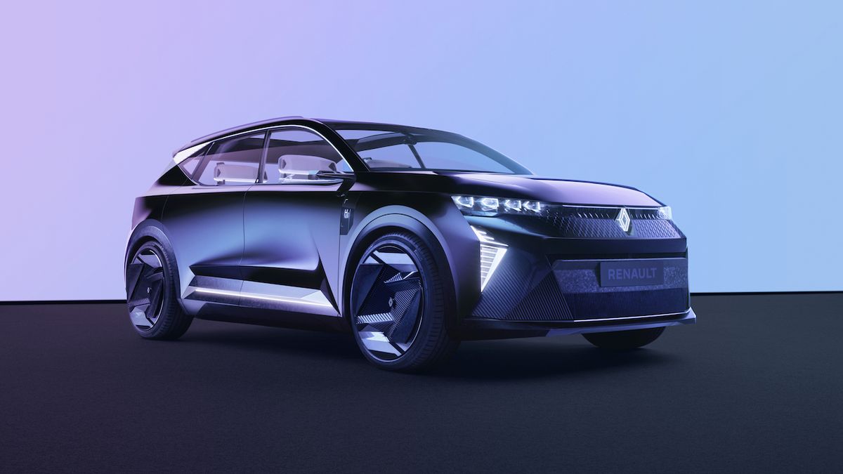 Renault odhalil odvážný koncept nového scénicu, spoléhá nejen na vodík